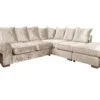 Royal cream-right ROYAL CRUSHED VELVET CORNER SOFA