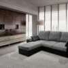 gianni left sofa bed bl-grey FAB cobr-metro (2) Gianni Fabric Sofa Bed