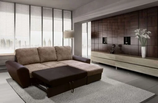 gianni right sofa bed br-b Gianni Fabric Sofa Bed
