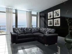 symphony right 2cr1 corner bl-grey (1) Symphony (Ex-Lg) 2 Corner 1 Sofa